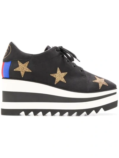 Stella Mccartney Sneak-elyse Platform Sneakers In Black