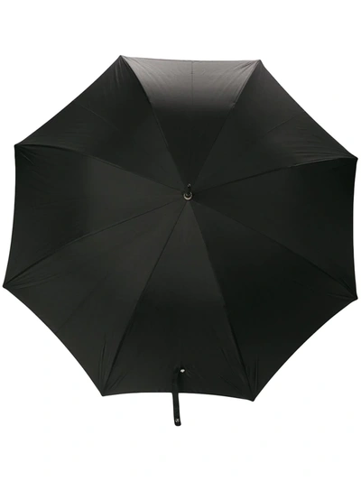 Alexander Mcqueen Skull Handle Umbrella In Black