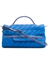 Zanellato Quilted Tote Bag In Blue