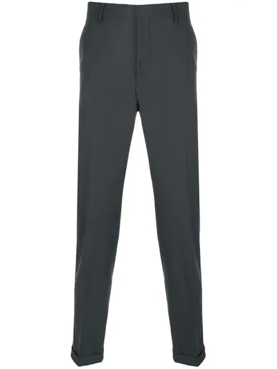 Prada Tailored Tapered Trousers In Grey