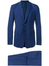 Prada Single-breasted Suit In Blue