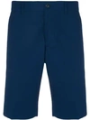 Prada Chino Style Shorts In Blue