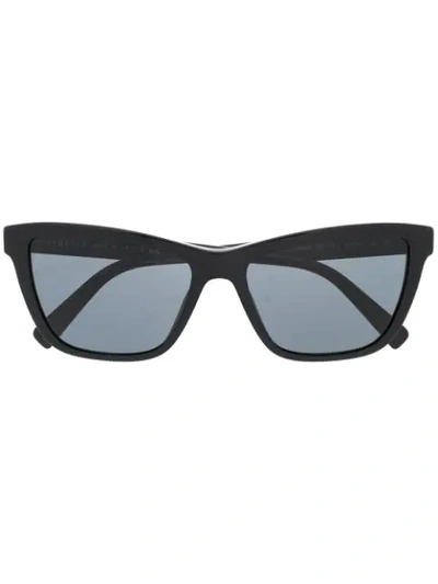 Versace Embellished Sunglasses In Black