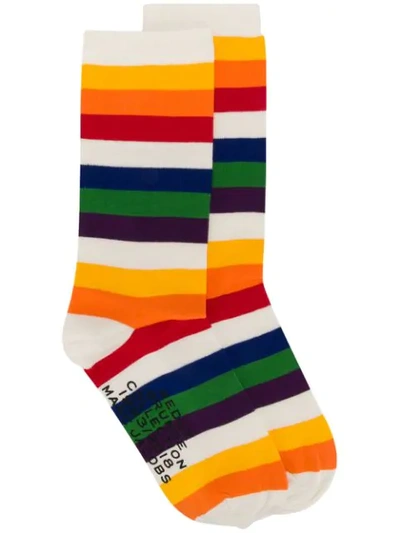 Marc Jacobs Rainbow Socks In 960 Rainbow Multi