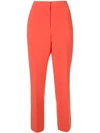 Victoria Victoria Beckham High Waisted Trousers In Red