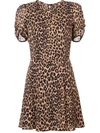 Reformation Gracie Leopard-print Dress - Brown