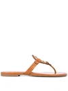 Tory Burch Liana Flat Sandals In Brown