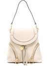 See By Chloé Double Pocket Backpack - Neutrals