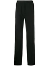 Helmut Lang Contrasting Side Panels Trousers - Black