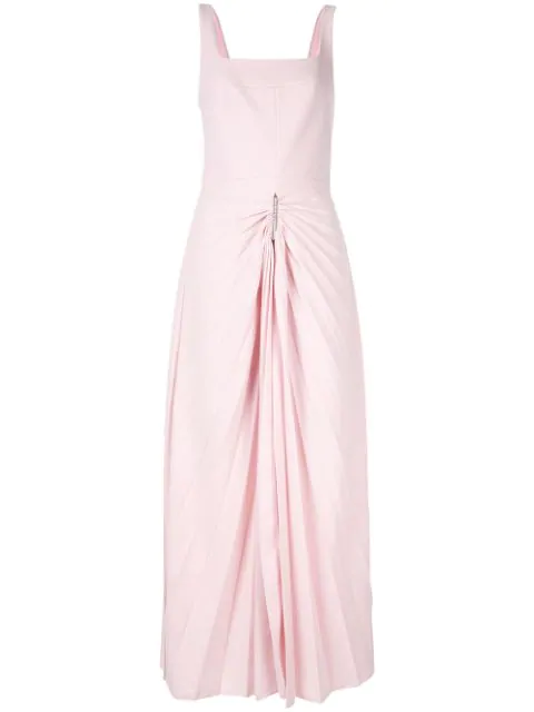 Dion Lee Pleated Skirt Dress In Pink DF1