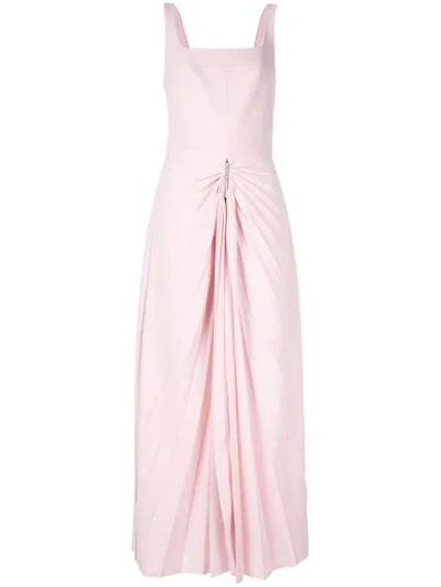 Dion Lee Pleated Skirt Dress In Pink