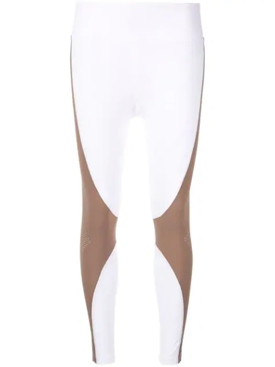 Moeva Jade Panelled Leggings In White