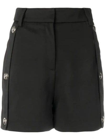 Versus High Waisted Shorts In Black
