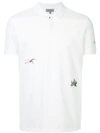 Lanvin Embroidered Polo Shirt In White