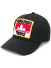 Dsquared2 Canadian Twins Baseball Cap In Black