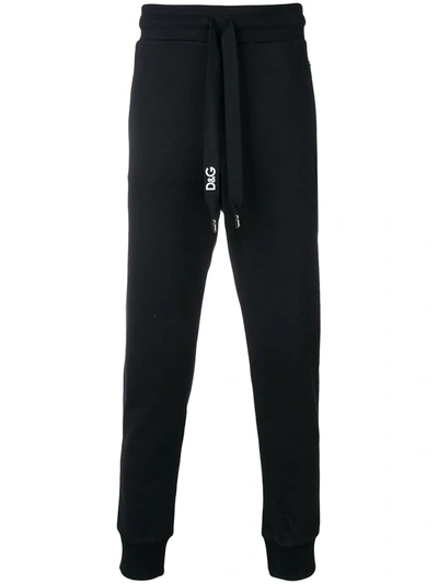 Dolce & Gabbana Tracksuit Trousers In Black