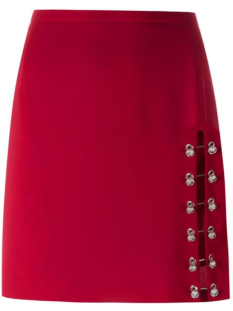 Versus Embellished Slit Skirt | ModeSens
