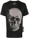 Philipp Plein Crystal Skull T In Black