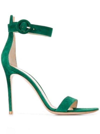Gianvito Rossi Ankle Strap Sandals In Green