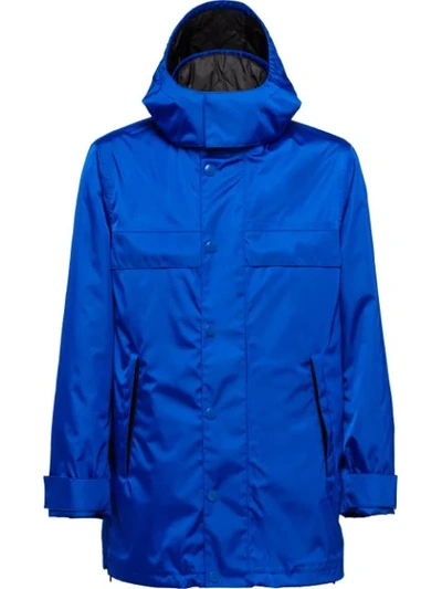 Prada Nylon Gabardine Jacket - Blue