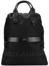 Dolce & Gabbana Logo Street Backpack In Black