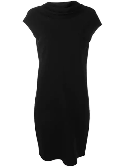 Theory Cowl Neck Dress In Black