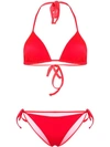 Ea7 Triangle Bikini Set In Pink