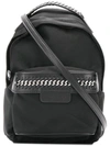 Stella Mccartney Falabella Go Mini Backpack In Black