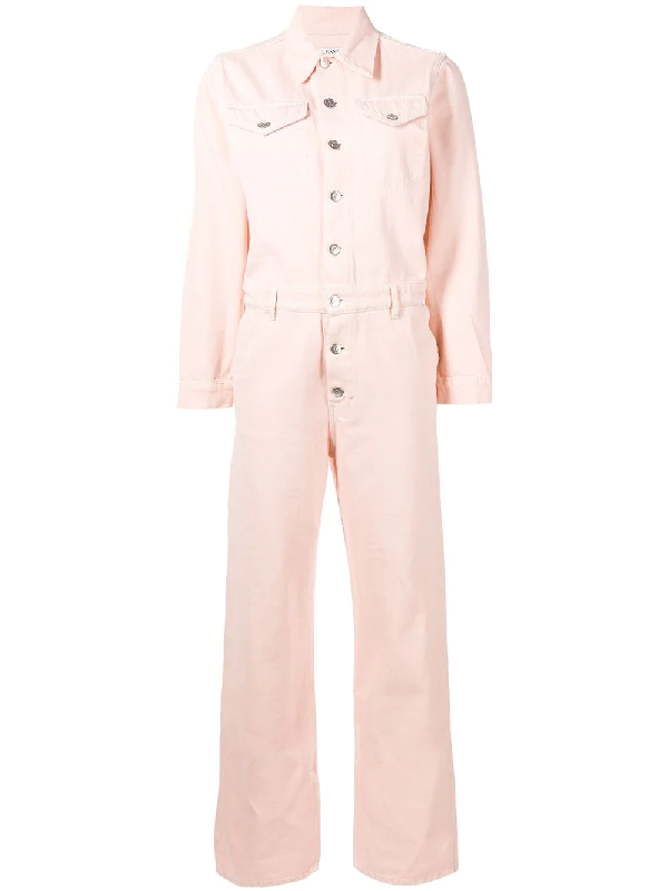 ganni jumpsuit denim