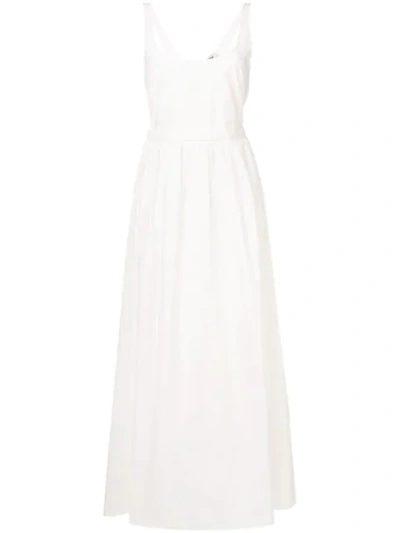 Brock Collection Long Maxi Dress In White
