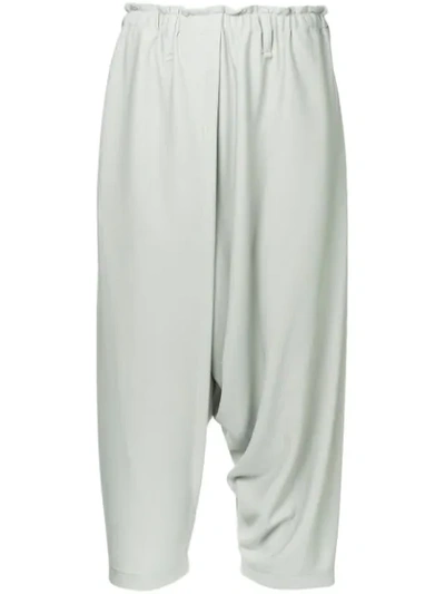 132 5. Issey Miyake Draped Trousers In Grey