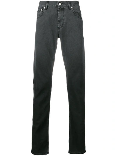 Alexander Mcqueen Straight-leg Jeans In Grey