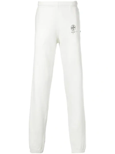 Off-white Printed Track Pants In Neutrals