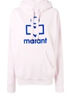 Isabel Marant Étoile Logo Hooded Sweatshirt - Pink