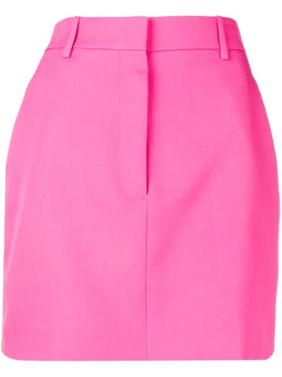 Calvin Klein Tuxedo Stripe Mini Skirt In Pink