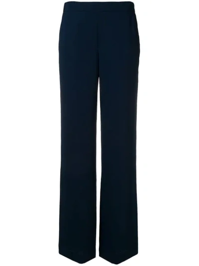 P.a.r.o.s.h Straight Trousers In Blue