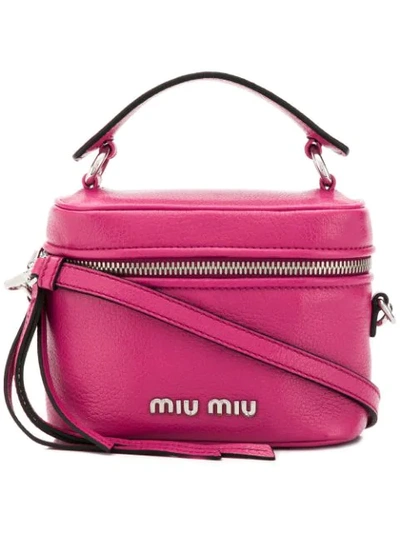 Miu Miu Camera Style Mini Bag In F0505 Peony Pink