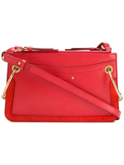 Chloé Roy Shoulder Bag In Red