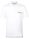 Thom Browne Classic Polo Shirt In White