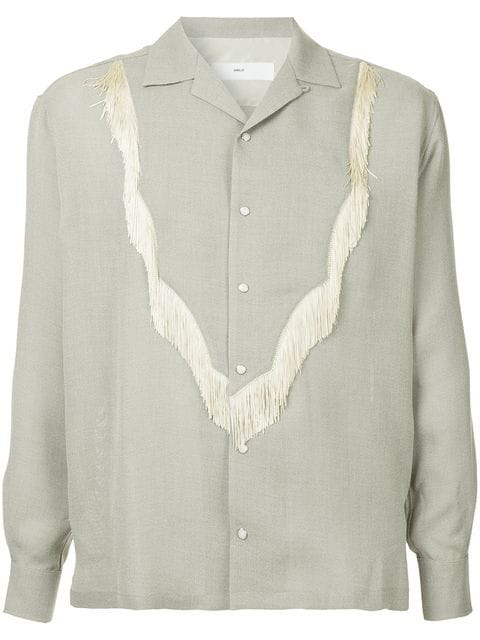 Toga Virilis Aldente Mesh Shirt In Grey Modesens