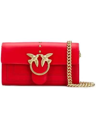 Pinko Love Wallet Bag In Red