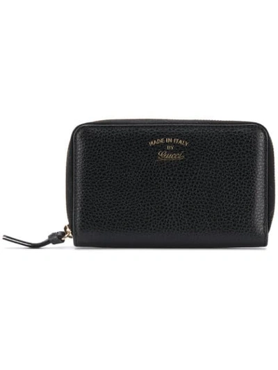 Gucci Small Zip-around Wallet In Black
