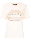 Markus Lupfer Sequined Lip T In Pink