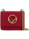 Fendi F Shoulder Bag In Red