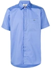 Vivienne Westwood Logo Embroidered Shirt In Blue