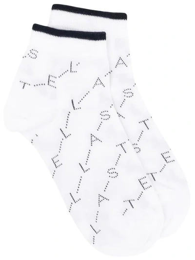 Stella Mccartney Logo Socks - White