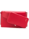 Lanvin Small Shoulder Bag In Red