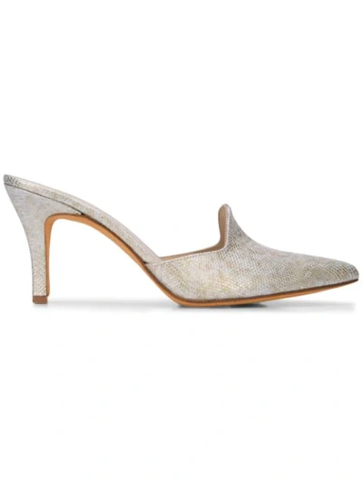 Maryam Nassir Zadeh 'pierre' Mules In Beige