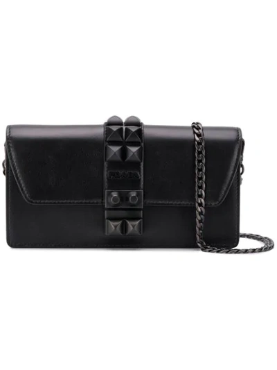 Prada Elektra Clutch Bag In Black