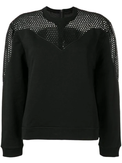 Diesel Black Gold Perforated Sweatshirt In 900